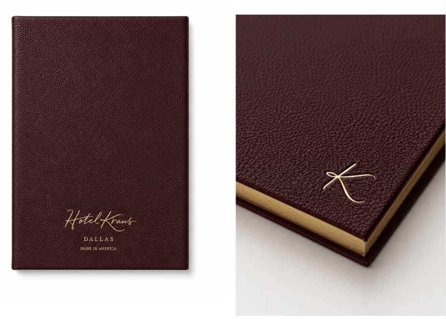 The house notebook, gilt-edged
