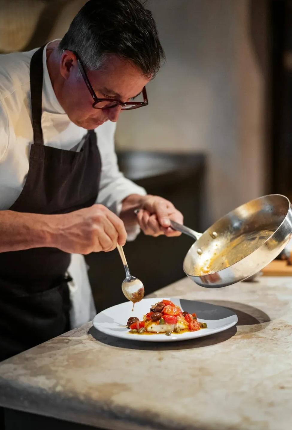At the pass