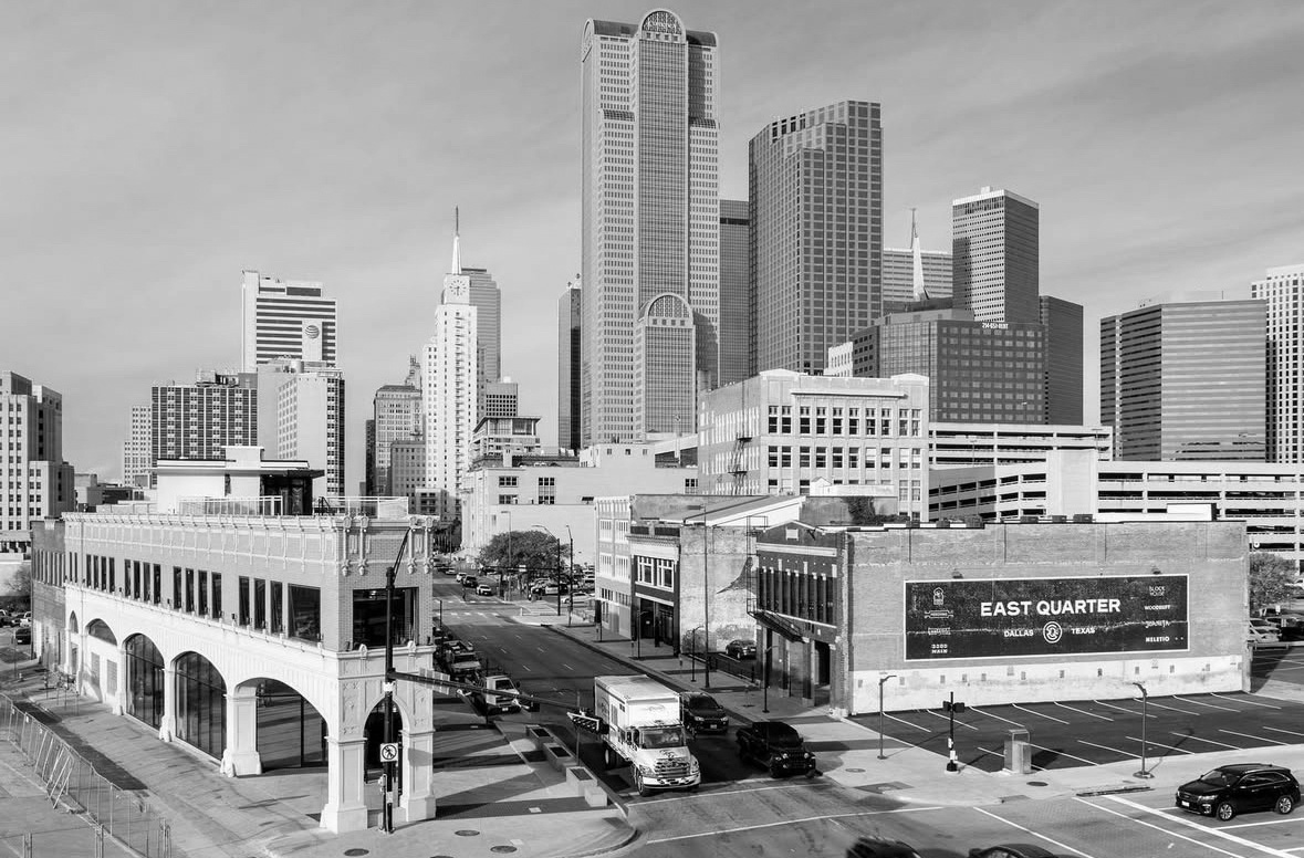 East Quarter, Dallas, the skyline beyond
