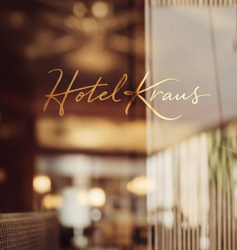 The signature, on the glass