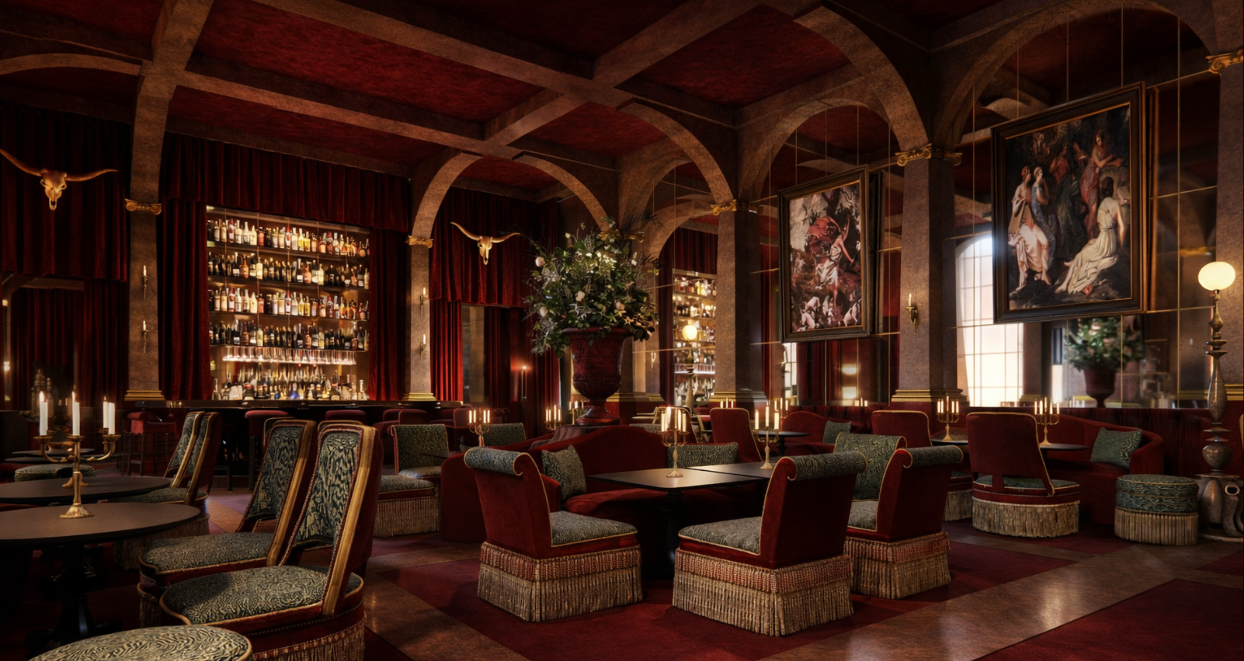 The Bar, at dusk