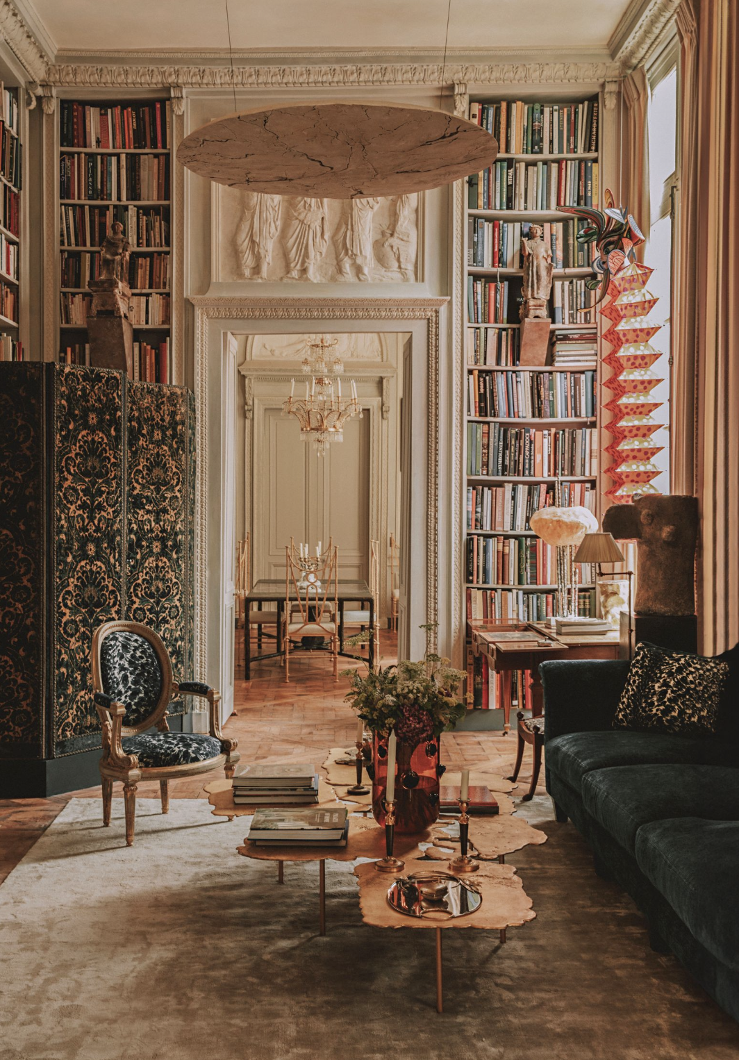 A room lined with books