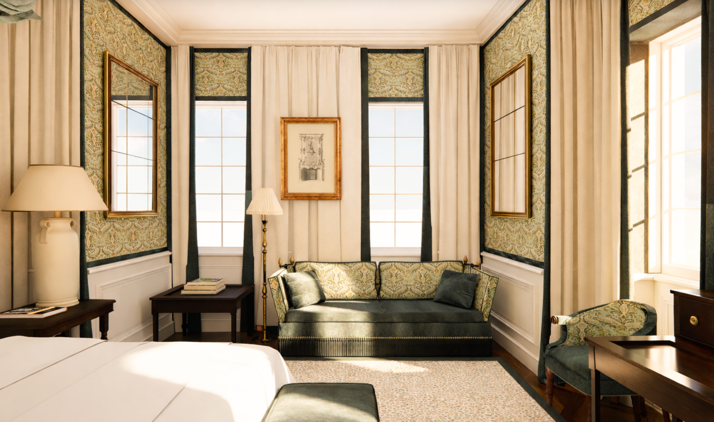 The suite, morning
